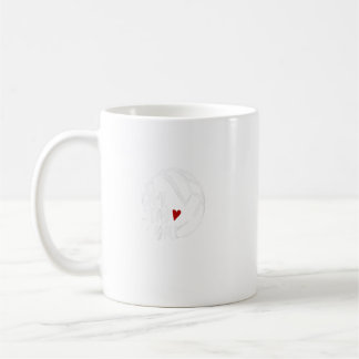 Volleyball Player Women Girls Love Volleyball Mom  Kaffeetasse
