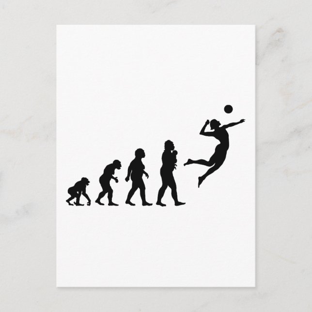 Volleyball Postkarte (Vorderseite)