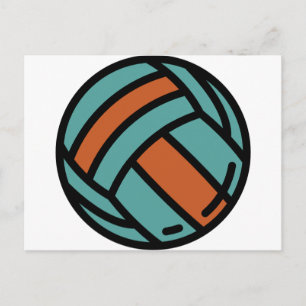 Volleyball Postkarte