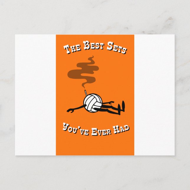 Volleyball Postkarte (Vorderseite)