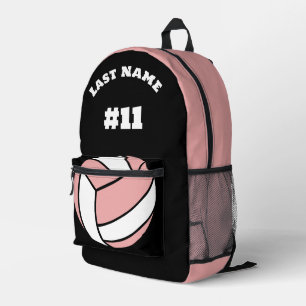 Volleyball Print Team Name Custom Sports Bag Bedruckter Rucksack