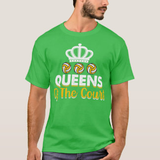 Volleyball Queens vom Gericht T-Shirt