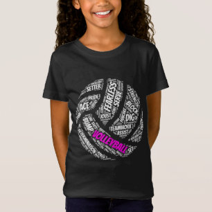 Volleyball Redewendungen Geschenk für Mädchen und T-Shirt