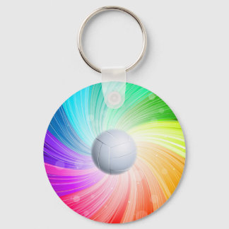 Volleyball-RegenbogenSchlüsselanhänger Schlüsselanhänger