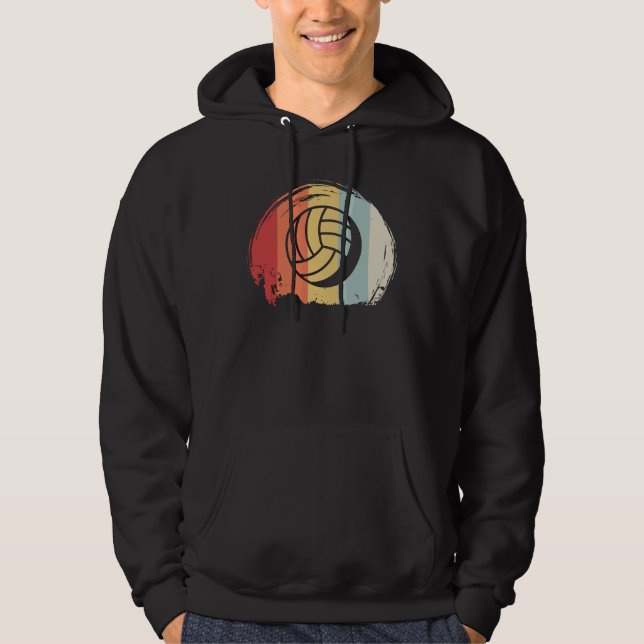 Volleyball Retro Hoodie (Vorderseite)