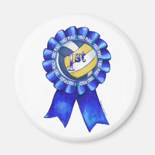 Volleyball Ribbons 1 Magnet