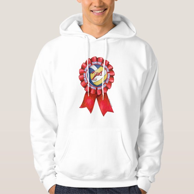 Volleyball Ribbons 2 Hoodie (Vorderseite)