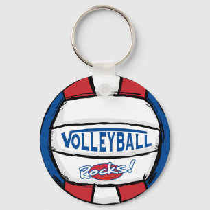 Volleyball Rocks Schlüsselanhänger