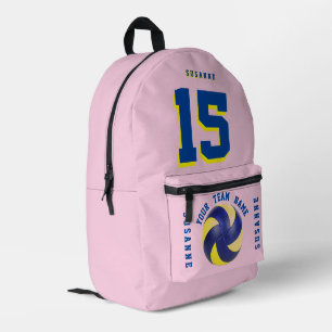 Volleyball Rucksäcke Girls blue Rose Pink sportive