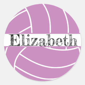 Volleyball Runder Aufkleber