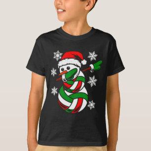 Volleyball Santa Hut Schneemann Weihnachten Lustig T-Shirt