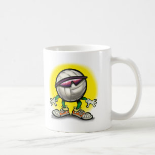 Volleyball-Schatten Kaffeetasse