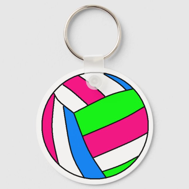 Volleyball-Schlüsselanhänger Schlüsselanhänger (Vorderseite)