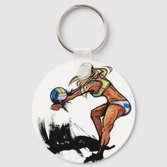 Volleyball-Schlüsselanhänger Schlüsselanhänger (Vorderseite)