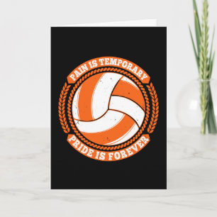 Volleyball - Schmerz Vorübergehender Stolz für imm Karte