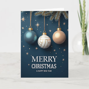 Volleyball-Schmuck Weihnachtskarte Karte
