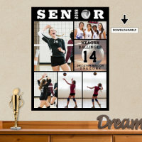 Volleyball Senior Abschluss 6 FotoCollage