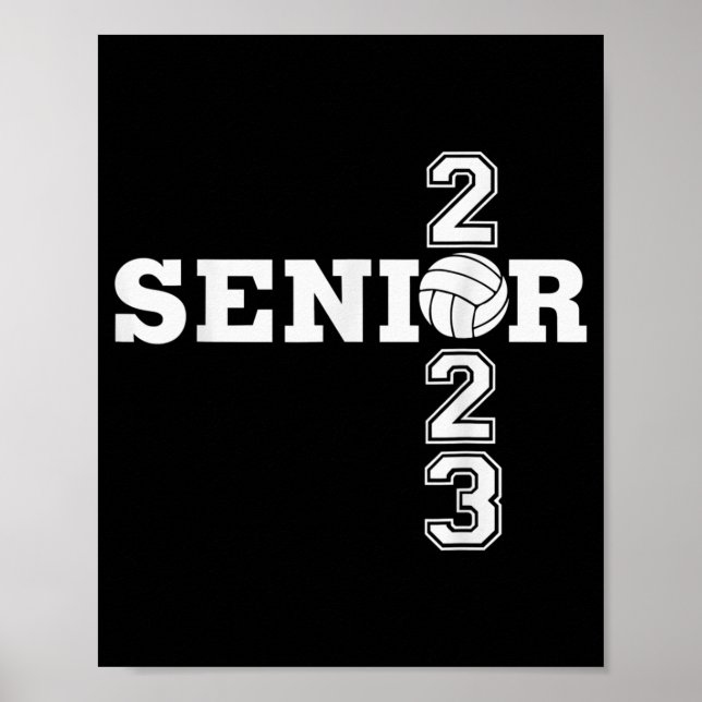 Volleyball Senior Boys Girls Senioren Poster (Vorne)