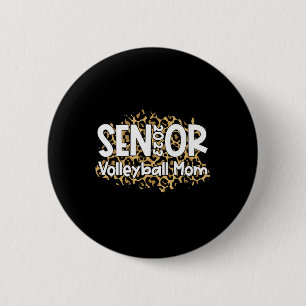 Volleyball Senior Mama Volleyball Mama Abschluss A Button