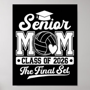 Volleyball Senior Mom Der letzte Satz Cl von 2026 Poster
