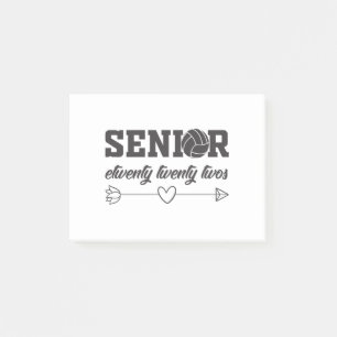 Volleyball Senior Volleyball Team 2022 Graduate Post-it Klebezettel