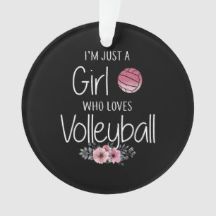Volleyball-Shirt für Girls Teens Frauen Niedlich Ornament