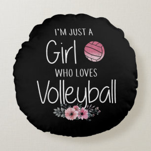 Volleyball-Shirt für Girls Teens Frauen Niedlich Rundes Kissen