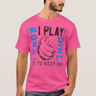 Volleyball-Shirt für Mädchen - Teen Girls Volleyba T-Shirt