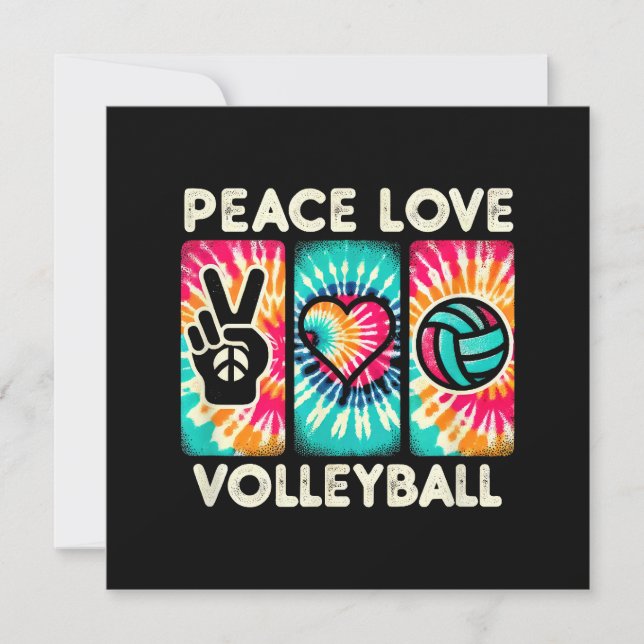 Volleyball Shirt für Teens Frauen Mädchen Liebe de (Vorderseite)