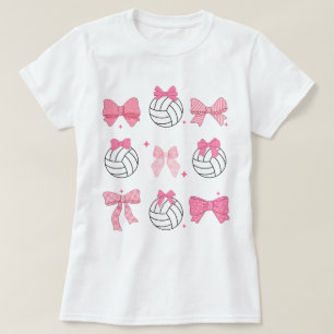 Volleyball-Shirt mit Not-Druck und Schleife, Volle T-Shirt
