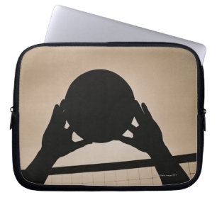 Volleyball Silhouette 2 Laptopschutzhülle