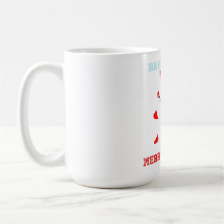 Volleyball Snowman Frohe Weihnachten Kaffeetasse