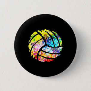 Volleyball Spaß Geschenke für Vater-Mama-Spielertr Button