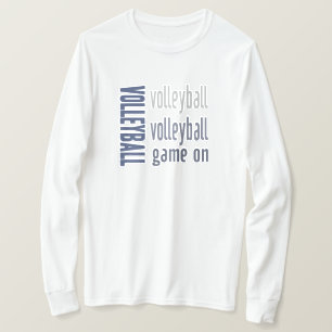Volleyball-Spiel an T-Shirt