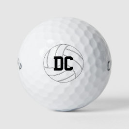Volleyball-Spieler/Coach - benutzerdefinierte Buch Golfball