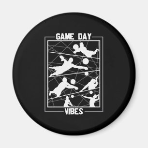 Volleyball-Spieler Game Day Vibes Magnet