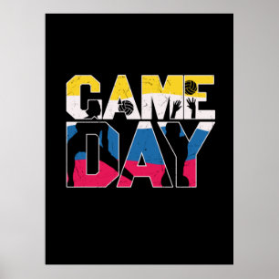Volleyball-Spieler   Game Day Volleyball Poster