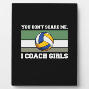Volleyball-Spieler I Coach Volleyball Girls Fotoplatte