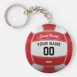 Volleyball Spieler Jahr Red Team Schlüsselanhänger