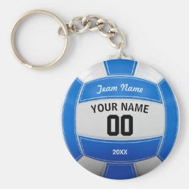 Volleyball Spieler Jahr Team Blue Schlüsselanhänger