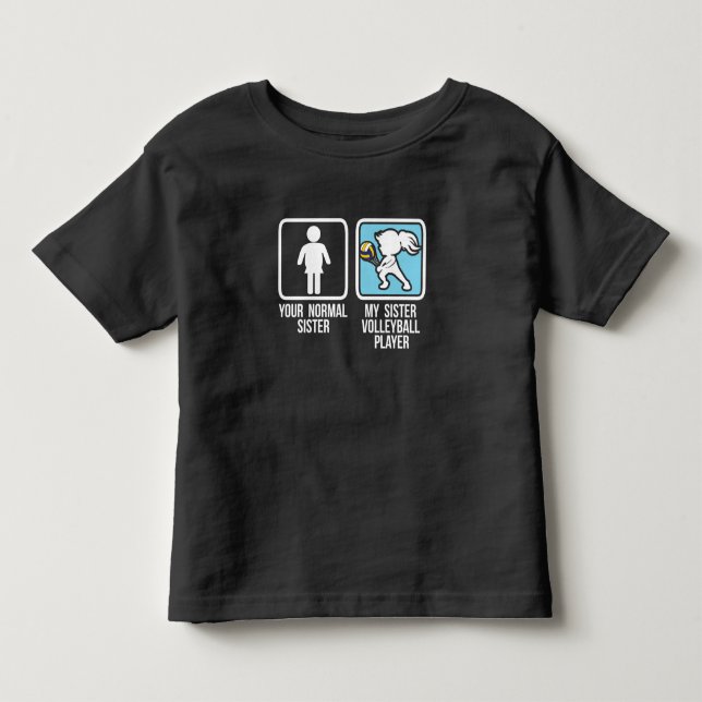 Volleyball-Spieler Kleinkind T-shirt (Vorderseite)