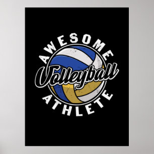 Volleyball-Spieler   Phantastisch Volleyball Poster