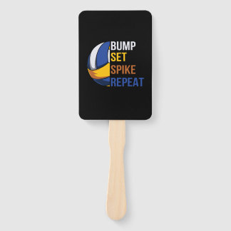 Volleyball-Spieler | Set Spike Wiederholung Fächer