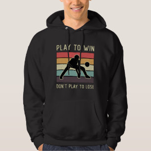 Volleyball Spieler spielen, um zu gewinnen, spiele Hoodie