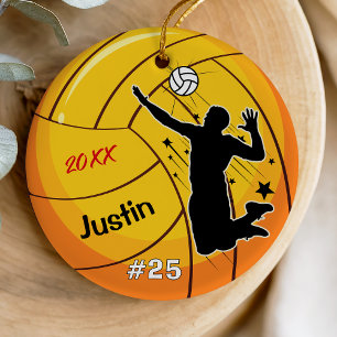 Volleyball-Spieler Sportbootsportler Keramik Ornament