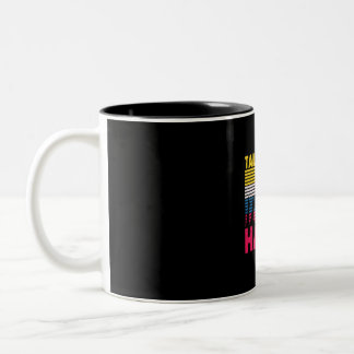 Volleyball-Spieler | Sprechen Sie mit den Händen Zweifarbige Tasse
