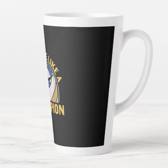 Volleyball-Spieler | Üben wie ein Champion Milchtasse (Rechts)