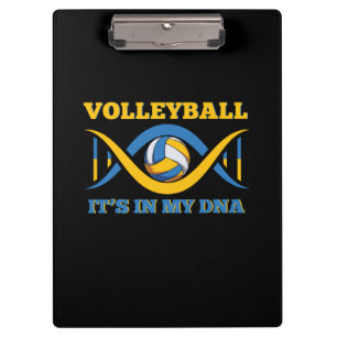 Volleyball-Spieler   Volleyball in meiner DNA Klemmbrett