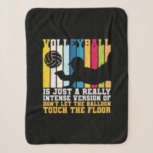 Volleyball-Spieler Volleyball ist nur ein echtes Sherpadecke