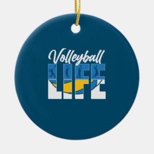 Volleyball-Spieler Volleyball Keramik Ornament